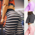 Femmes Stripe Leggings Dye Subilation Imprimante Sports Portez des leggings moins chers